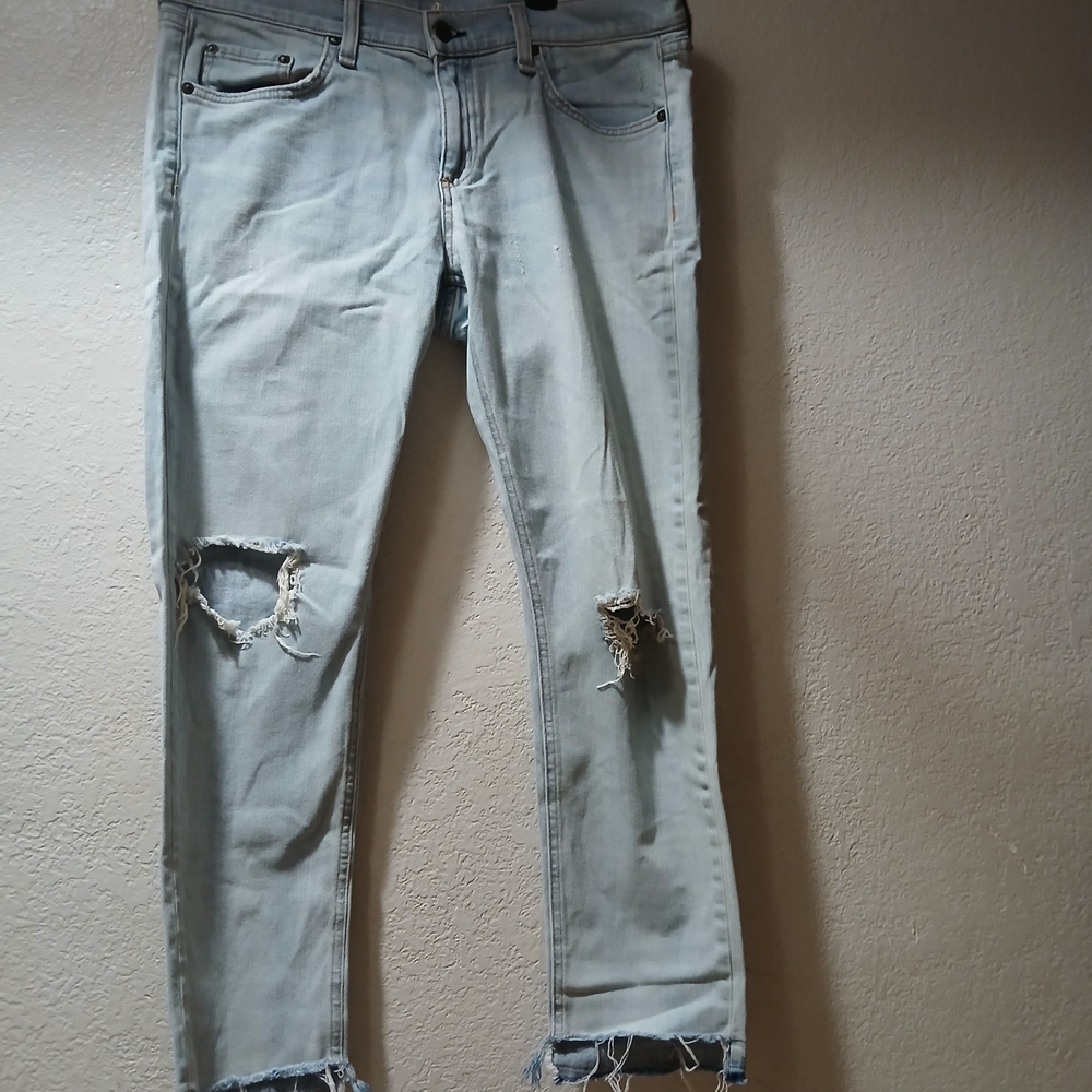 Rag & bone size 29 Distressed Light Blue Women's Jeans